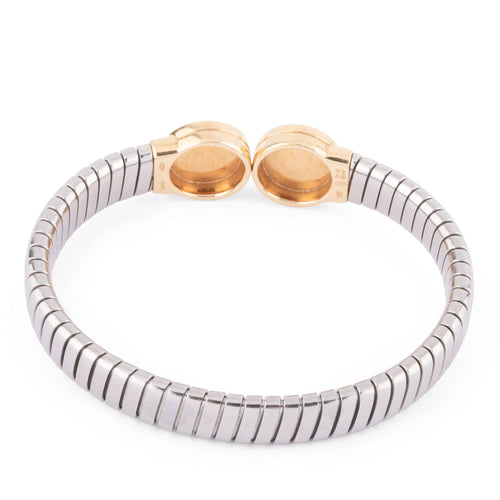 Bracelet Bracelet en or et acier de la maison Bvlgari 58 Facettes