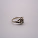 Ring 48 Solitaire Flower White Gold & Diamond 58 Facettes