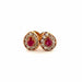 Yellow Gold Ruby Stud Earrings 58 Facettes BO-GS32226-17