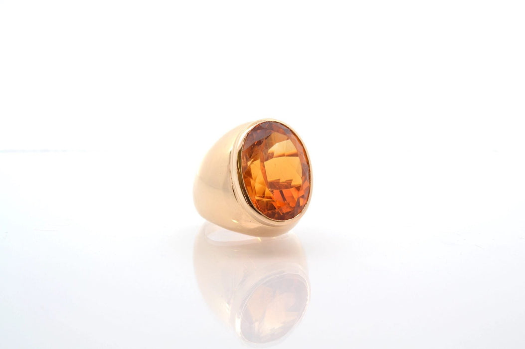 Bague 52 Bague vintage citrine 25cts 58 Facettes 25811