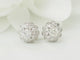 Boucles d'oreilles Puces d'oreilles en or blanc et diamants 58 Facettes 33522