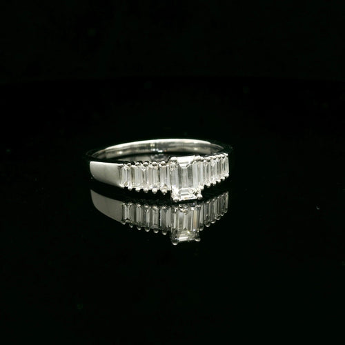 Bague Baguette diamond ring 58 Facettes