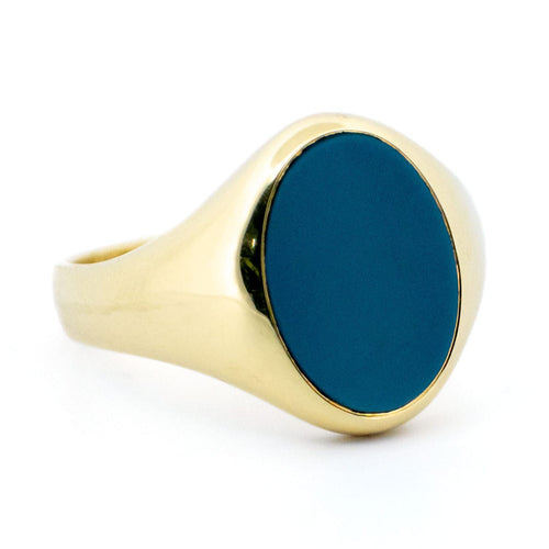 Bague 60 Bague Chevalière Agate bleue 58 Facettes 7CC3916DB1F34D9A856726197078BE9D