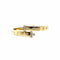 Bracelet jonc ouvrant or jaune et diamants 58 Facettes Z1351789