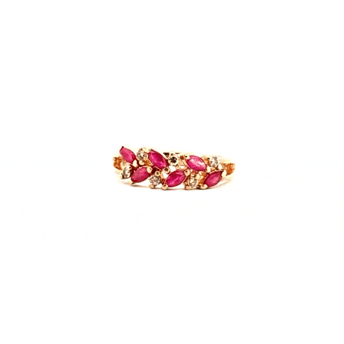 Bague 52 Bague Jarretière Or Jaune & Rubis 58 Facettes 32-GS32226-06