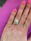 Bague 54 Yellow gold Australian opal and diamond ring 58 Facettes