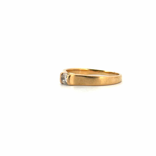 Bague 59 Solitaire Or Jaune Diamant 58 Facettes 78-GS35143