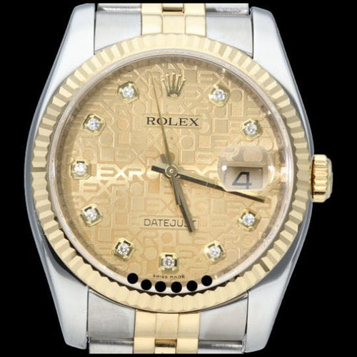 Montre Rolex Montre Date Just 36 58 Facettes MT44937