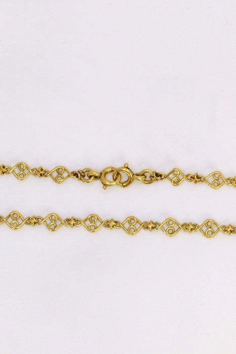 Collier ALBERT CHAMBIN - Collier chaîne Art Nouveau or jaune 58 Facettes 1028.2