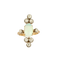 BAGUE OR JAUNE, OPALE ET DIAMANTS