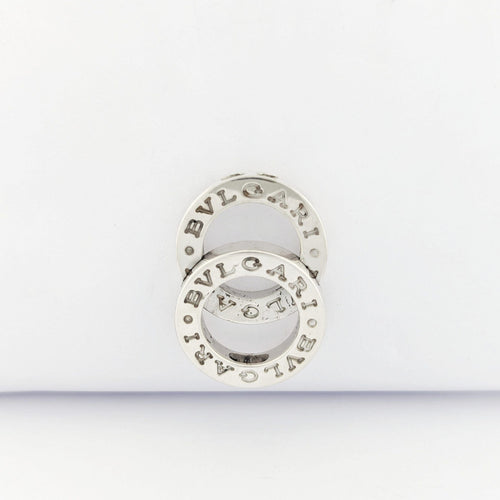 Pendentif Pendentif Bvlgari en argent - motif cercles entrelacés 58 Facettes 32410