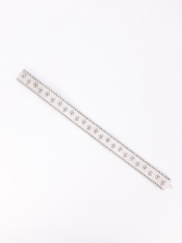 Bracelet Bracelet maille polonaise or blanc 58 Facettes 1152.3