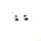 Boucles d'oreilles Boucles d'oreilles or blanc, saphirs et diamants 58 Facettes Z1351695