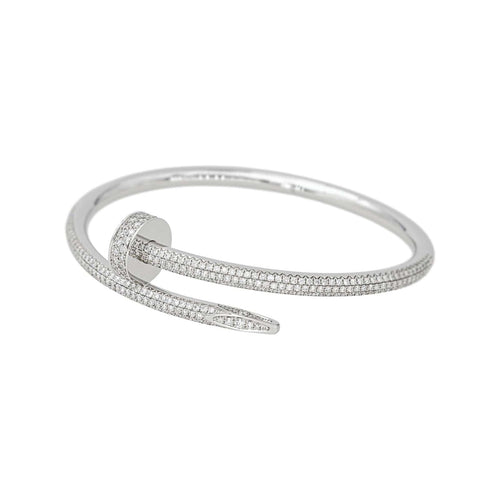 Bracelet Cartier Bracelet Jonc Juste un clou Or blanc Diamant 58 Facettes 4682507RV