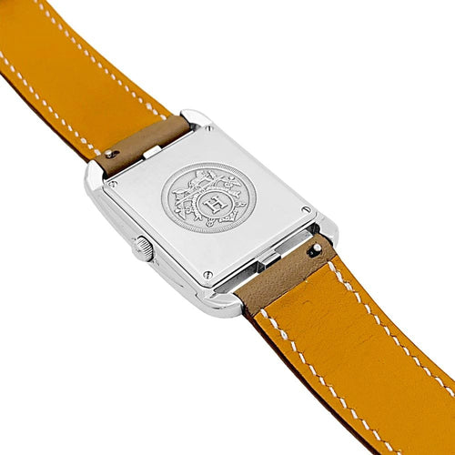 Montre Montre Hermès, "Cape Cod", acier, cuir. 58 Facettes 34829