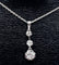 Collier Pendentif Diamants 1900 sur chaîne 58 Facettes AB119