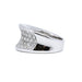 Bague 53 Bague or blanc diamants 58 Facettes 220451R