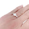 Bague 53 Bague solitaire accompagné de diamants baguette. 58 Facettes 32529