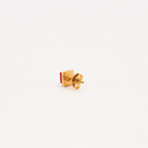 Boucles d'oreilles Boucles d'oreilles corail or jaune 58 Facettes