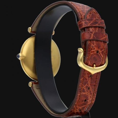 Montre Cartier Montre Must De Cartier Vermeil 58 Facettes MT44362