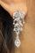 Boucles d'oreilles Boucles d’oreilles pendantes or blanc et diamants 58 Facettes