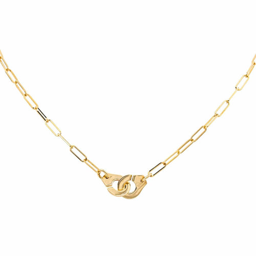 Collier Dinh Van  Collier Menottes Or jaune 58 Facettes 4756864RV