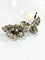 Broche Broche florale rétro en or blanc et diamants – années 40 58 Facettes E31