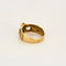 Bague 58 Bague bandeau or jaune, saphirs et diamants 58 Facettes BG9