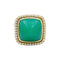 Bague 53 Bague FRED, "PAIN DE SUCRE", or rose 750/000, chrysoprase, diamants. 58 Facettes 35047