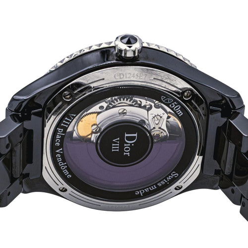 Montre Dior Montre VIII Céramique noir Améthyste 58 Facettes 4106498RV