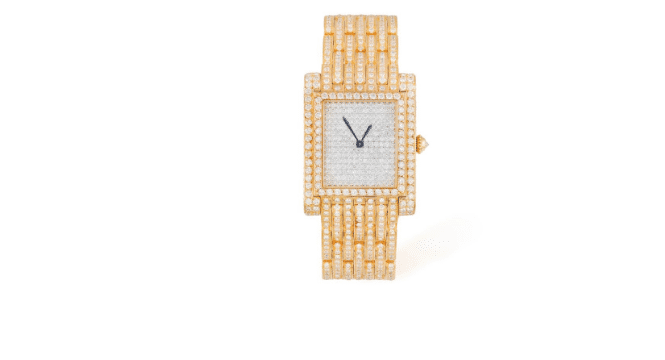 Montre CHARLES OUDIN - Montre or rose et diamants 58 Facettes 216805