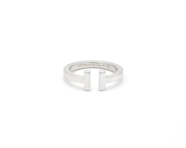 Bague Bague Tiffany en argent 925 58 Facettes 13955