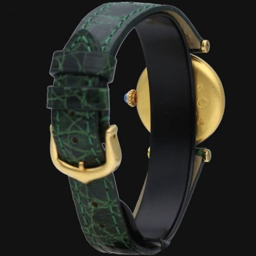 Montre Cartier Montre Must De Cartier Vermeil 58 Facettes MT43218
