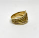 Bague 59 Bague byzantine en or jaune saphirs et diamants 58 Facettes