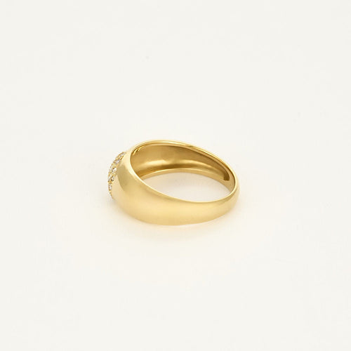 Bague 53,5 Bague en or jaune et diamants 58 Facettes CHA1096