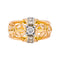 Bague 59 Bague  Tank Or rose, Or blanc Diamant 58 Facettes 4033238CN