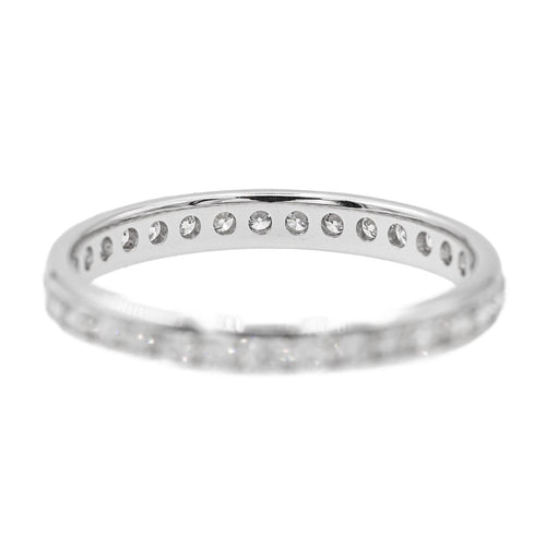 Bague 61 Bague Alliance Or blanc Diamant 58 Facettes 2711805CN