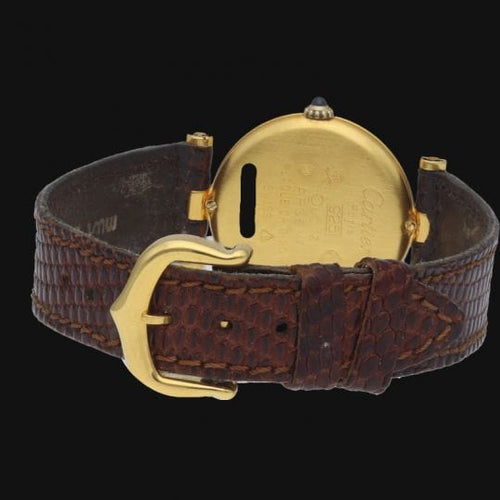 Montre Cartier Montre Must De Cartier Vermeil 58 Facettes MT41235