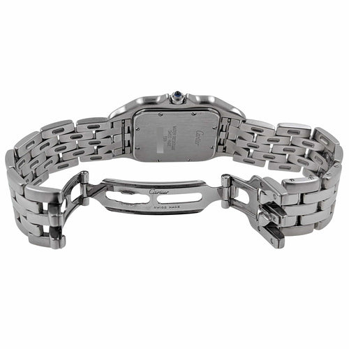 Montre Cartier Panthère 1300 Large model LM GM Figaro Strap Stainless Steel 58 Facettes