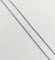 Collier Chaine vintage or blanc 18k mailles forçat 42,5 cm 2,49 gr 58 Facettes A06121