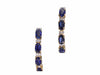 Boucles d'oreilles Boucles d'oreilles en or avec diamants et saphir 58 Facettes 2131