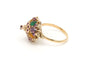 Bague 53 Bague en or jaune sertie de pierres multiples 58 Facettes B517