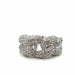 Bague 54 Bague Maillon Or blanc et Diamants 58 Facettes 1.0000303/1