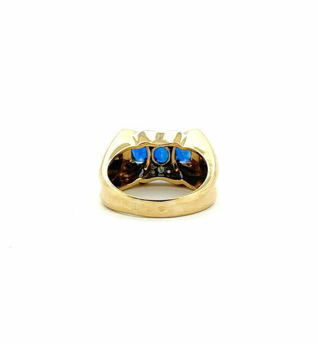 Bague 60 Bague en or 18 carats saphirs et diamants 58 Facettes