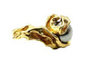 Bague 54 GILBERT ALBERT. Bague or jaune 18K et billes interchangeables 58 Facettes