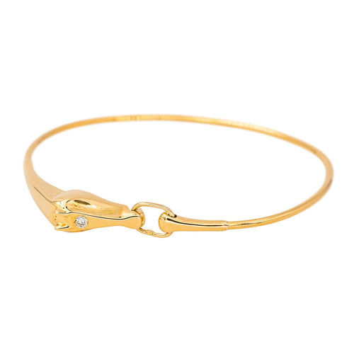 Bracelet Jonc Or jaune Diamant 58 Facettes 4292140RV