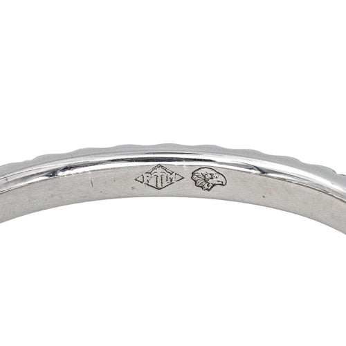 49.5 Bague Alliance  américaine Or blanc Diamant 58 Facettes 4402303CN