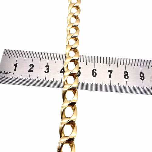 Bracelet Bracelet or jaune Maille forçat 58 Facettes