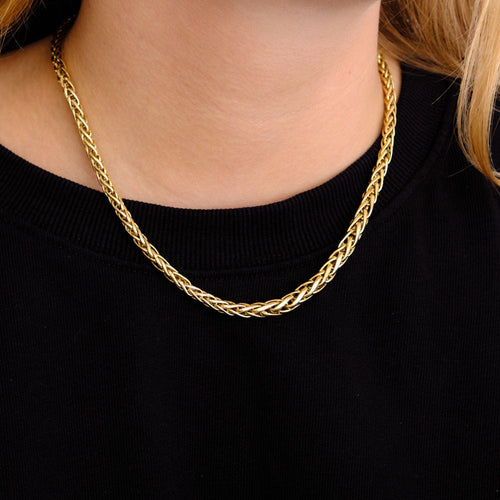 Collier Collier or Maille Palmier 58 Facettes