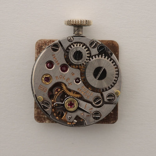 Montre Rolex - Montre Precision vintage en or blanc 18 carats avec coffret 58 Facettes